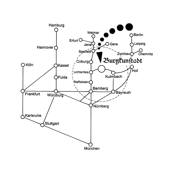 Lage von Burgkunstadt